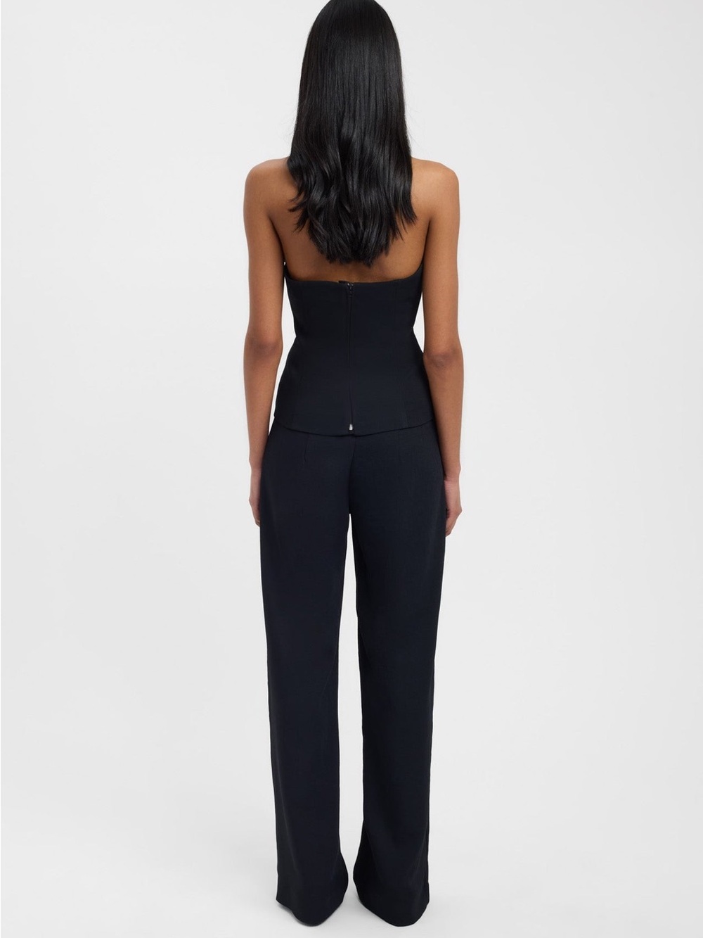 Kookai Black Halter Mesh Bustier Top - Picture 5 of 12